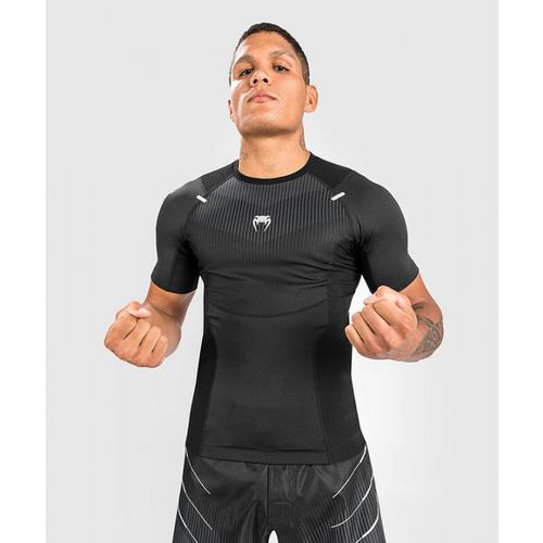 Venum Biomecha Rashguard Kratki Rukav Crno/Sivi XXL slika 1