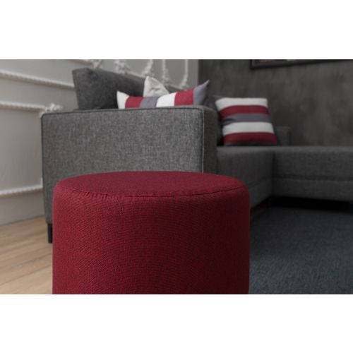 Atelier Del Sofa Tabure, Bordo crvena, Octo - Claret Red slika 5