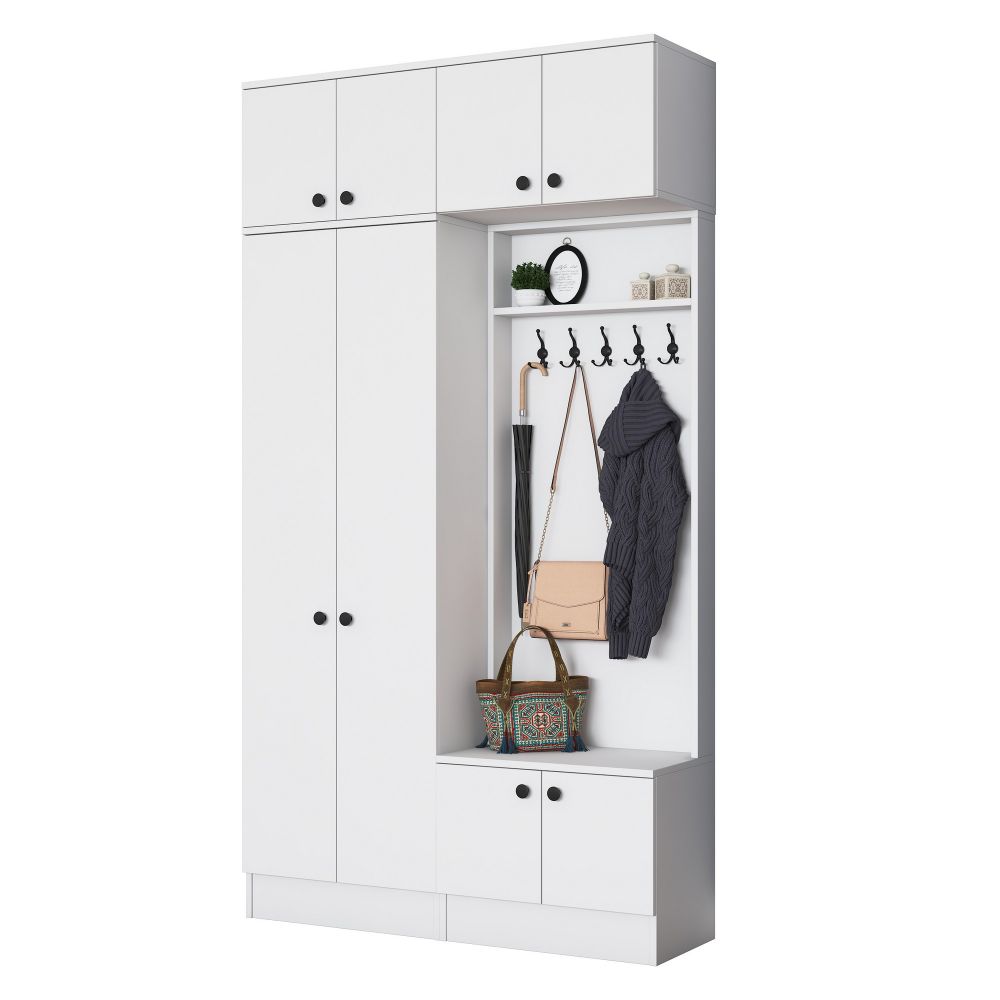 Hall Stand EA145 - Bijela slika 9