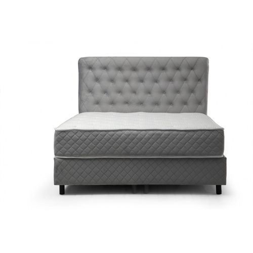 Sonata Set 120 x 200 v3 - Grey Grey Single Mattress, Base & Headboard slika 4