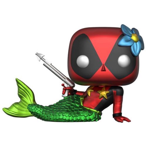 Set figure POP & Tee Marvel Deadpool Mermaid Exclusive size S slika 4