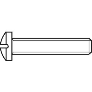 TOOLCRAFT 827146 vijak s lećastom glavom M5 16 mm križni philips DIN 7985 čelik galvansko pocinčani 100 St.