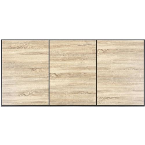 Blagovaonski stol boja hrasta 200 x 100 x 75 cm MDF slika 9