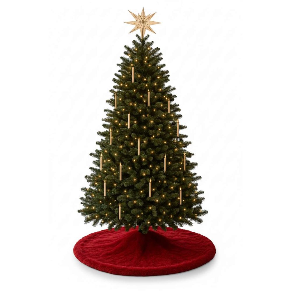 Christmas tree rug Yilbasi - Red 6, colour: red slika 5