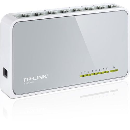 TP-Link TL-SF1008D, 8-port 10/100 switch,plastično slika 1