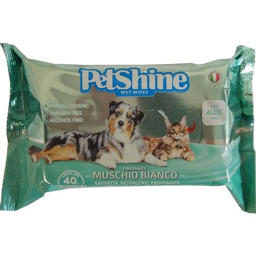 Petshine White Musk Vlažne Maramice 40 kom. slika 1