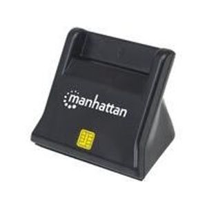 Manhattan Smart Card Reader, USB external, Black