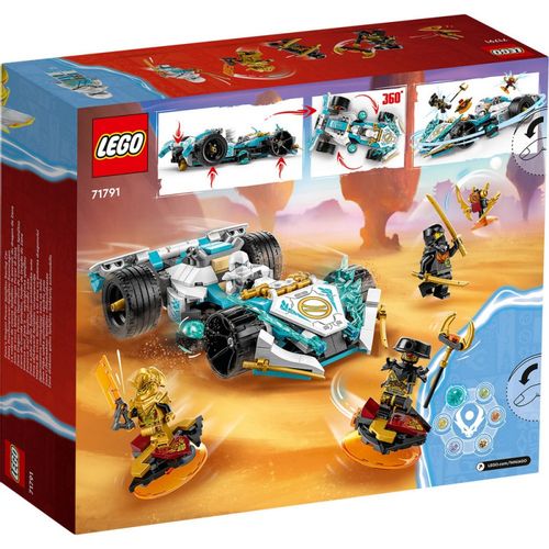 Lego Ninjago Zanes Dragon Power Spinjitzu Race Car slika 2