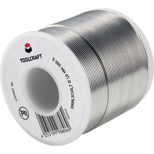 TOOLCRAFT lemna žica, bezolovna svitak Sn99,3Cu0,7 ROL1 500 g 1 mm