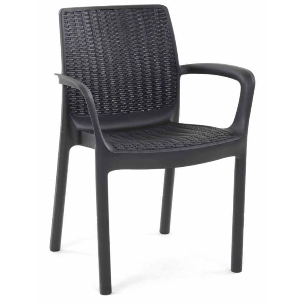Keter vrtna stolica BALI MONO, siva, 55 x 83 x 58.5 cm slika 1