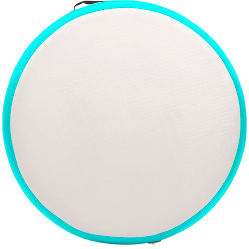 Gimnastička prostirka na napuhavanje 100x100x20 cm PVC zelena slika 13