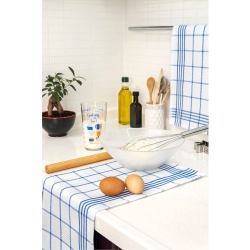 Soft - Blue Blue Hand Towel Set (5 Pieces) slika 2