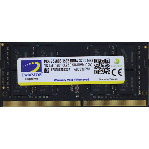 RAM SODIMM DDR4 16GB 3200MHz TwinMOS MDD416GB3200N slika 1