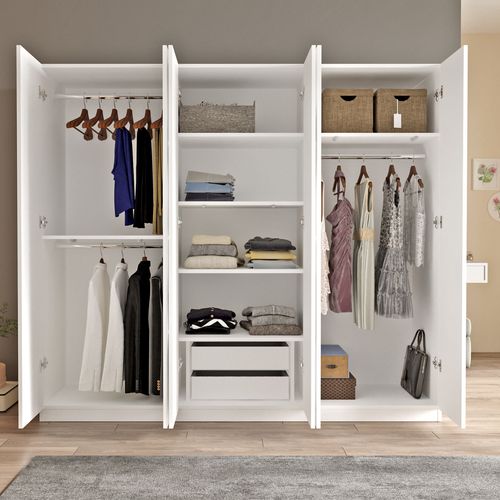 HM3 - W White Wardrobe slika 4