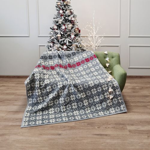 Ćebe ECO BLANKET 200x230 - Snowflake Grey 16117C slika 1