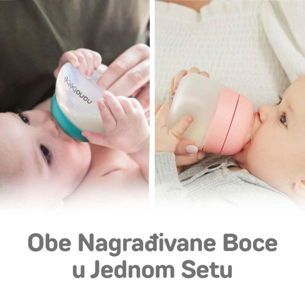 Nanobébé® Set za hranjenje, Mint slika 10