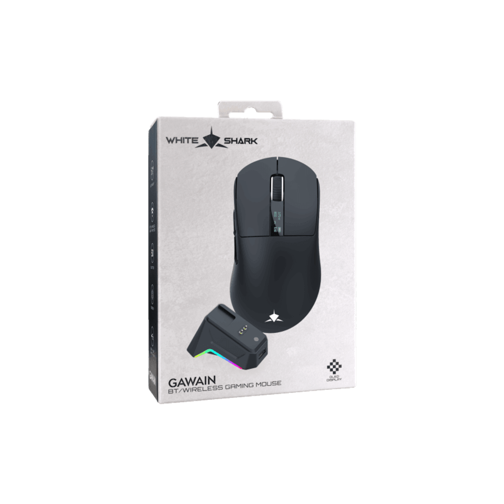 WHITE SHARK Miš WGM-5023 GAWAIN / 12.000 DPI, crni slika 11