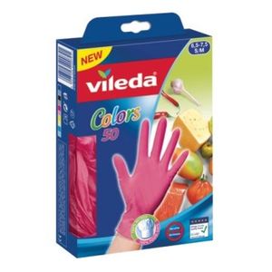 Vileda Rukavice jednokratne Colors 50/1 M/L