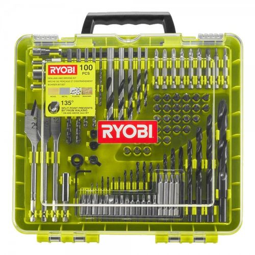 Ryobi set bitova i svrdla 100kom RAKDD100  RPP24  slika 1