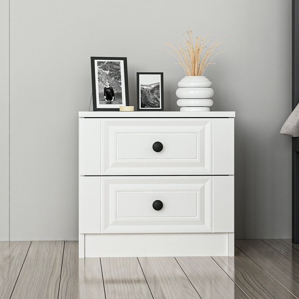 Noćni ormarić Kale - 4923 White slika 2