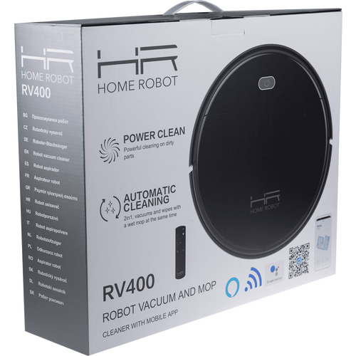 Home Robot Robot, usisavač, Wifi, HEPA filter - Homerobot RV400 Black slika 2