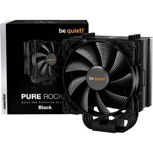 be quiet! BK007 Pure Rock 2 Black [with LGA-1700 Mounting Kit] 150W TDP, 120mm PWM fan, thermal grease (already applied), backplate mounting set for Intel and AMD slika 1