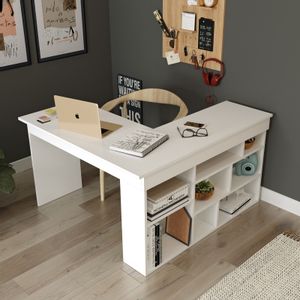 Ct5-W White Study Desk