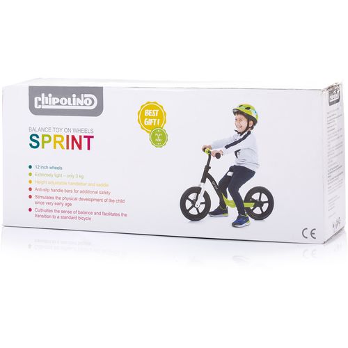 Chipolino balance bike Sprint yellow slika 4