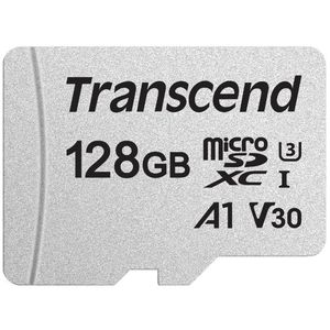 Transcend TS128GUSD300S 128GB microSD UHS-I U3 A1, Read/Write up to 100/40 MB/s