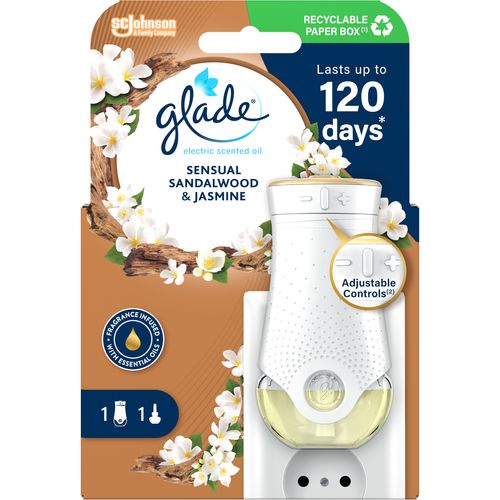 Glade električni aparatić Sandalovina i Jasmin 20ml slika 1