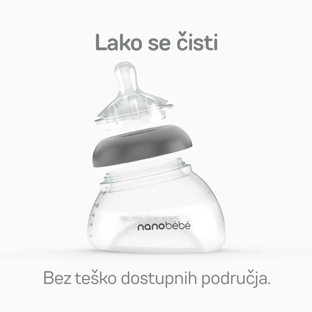 Nanobébé® Flašica za majčino mlijeko GEN2 150 ml, Mint slika 2