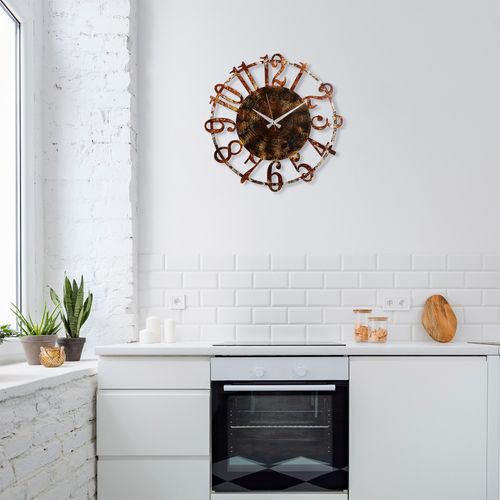 Wallity Ukrasni metalni zidni sat, Metal Wall Clock 15 - 2 slika 3