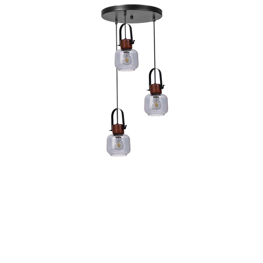 Opviq Luster 604, Siva, Orah, Crna slika 2