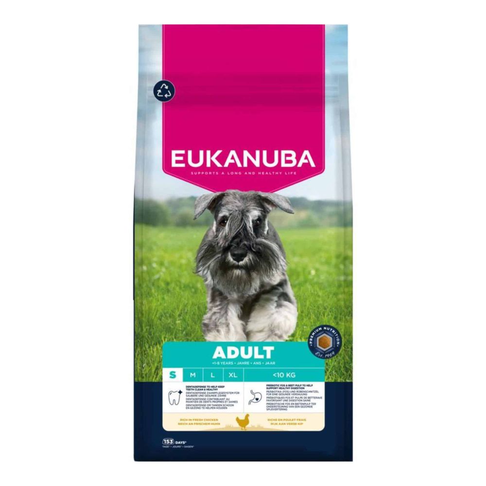 EUKANUBA ADULT - piletina - veličina zrna - malo 12kg slika 1