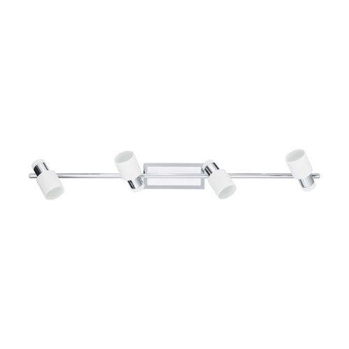 Eglo Davida spot/4, led, gu10, 4x5w, 4x400lm, hrom/bela  slika 1