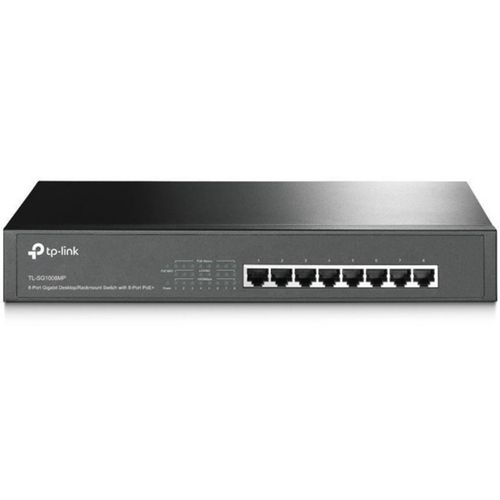 Switch TP-LINK TL-SG1008MP Gigabit/8x RJ45/10/100/1000Mbps/8x PoE+/Rackmount metalno  kućište slika 1