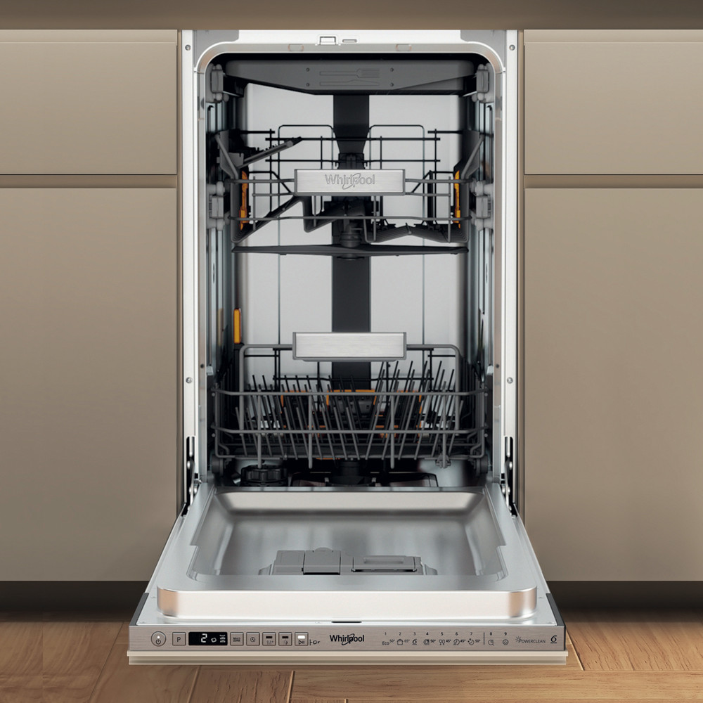 WHIRLPOOL Ugradbena mašina za suđe WH6IB10BS7LA0 / 10 setova, 45 cm slika 2