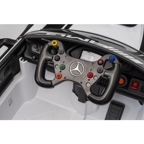 Licencirani auto na akumulator Mercedes AMG GT3 - bijeli slika 11