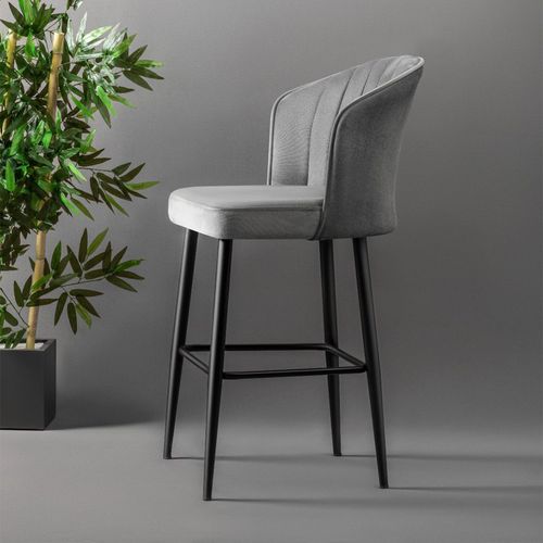 Rubi - Grey Grey
Black Bar Stool Set (4 Pieces) slika 2