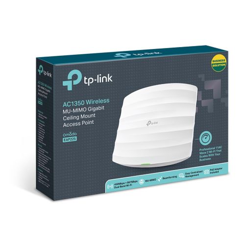 TP-LINK acces point EAP225 Wi-F AC1350 867Mbps 450Mbps 1x GLAN 4x interna antena slika 4