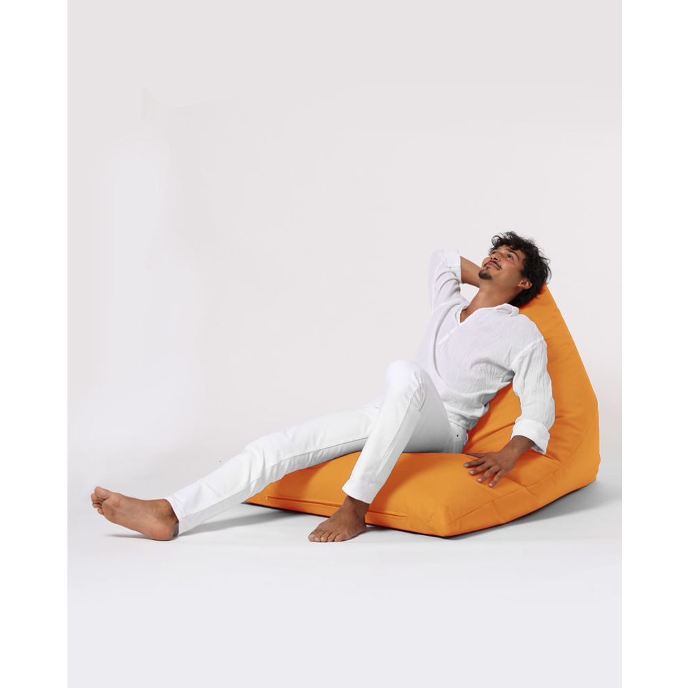 Pyramid Veliki Pouf za Krevet - Narandžasti Garden Bean Bag slika 12