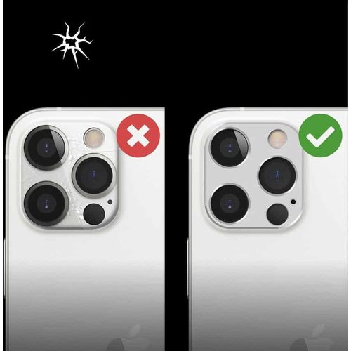 Ringke Camera Styling super izdržljiva zaštita za stražnju kameru iPhone 12 Pro srebrna slika 5