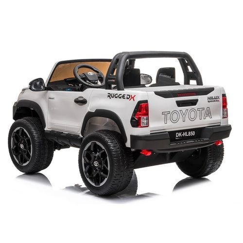 Licencirani auto na akumulator Toyota Hilux 4x4 - dvosjed - bijeli slika 2