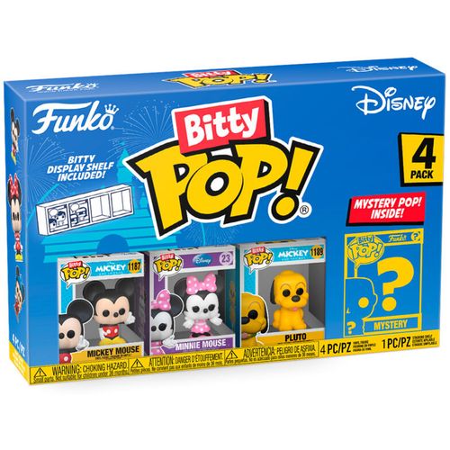 Blister 4 figures Bitty POP Disney Mickey slika 1