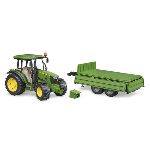 Bruder Traktor John Deer 5115 M Sa Prikolicom slika 3