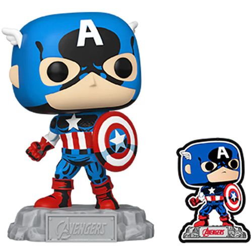 POP figure Marvel Los Vengadores Avengers Captain America Exclusive slika 2