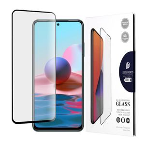 Dux Ducis kaljeno staklo za Xiaomi Redmi Note 10 4G/Note 10S, crna