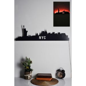 Wallity Dekorativna led rasvjeta NYC Skyline - crvena