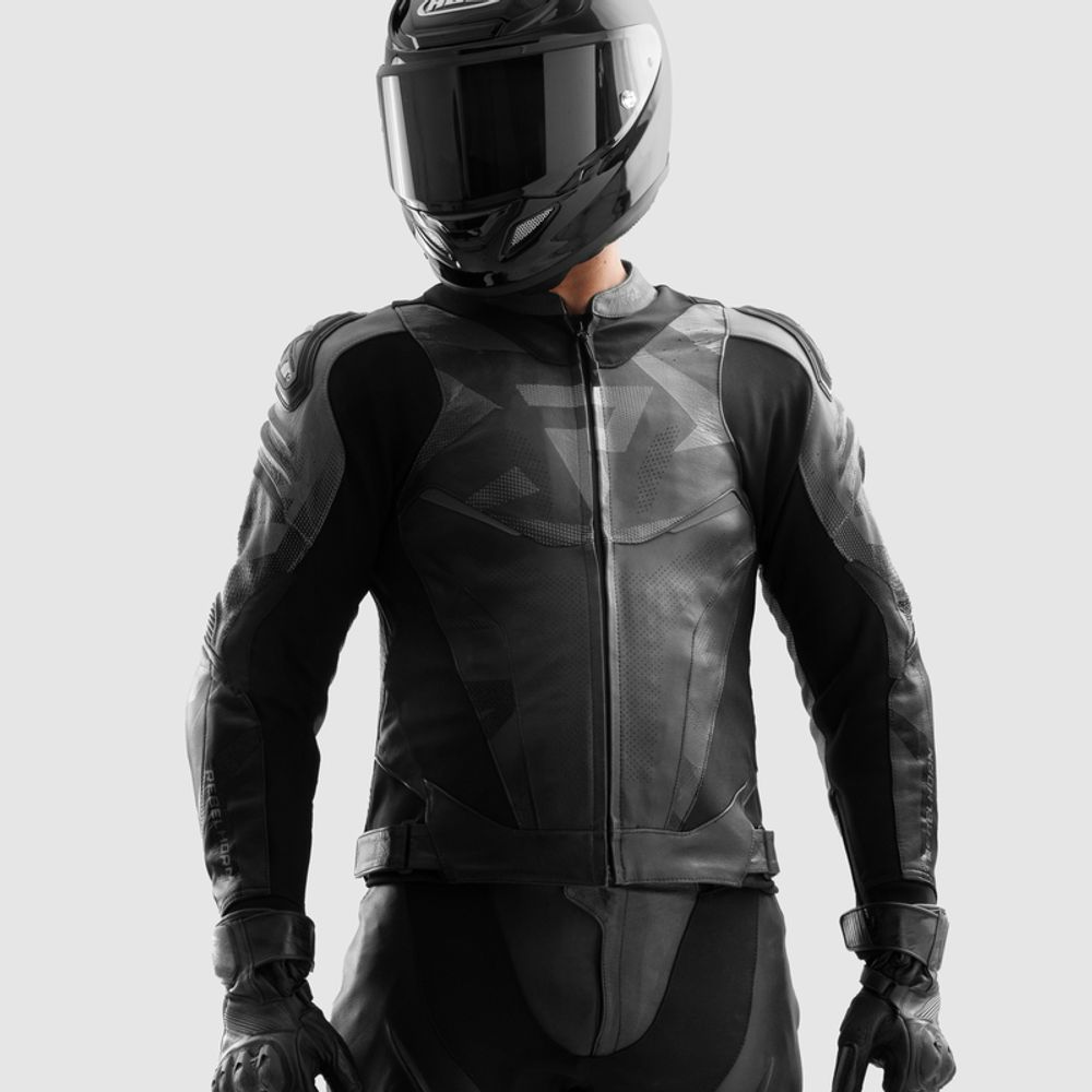 Rebelhorn Inferno kožna jakna Black slika 16