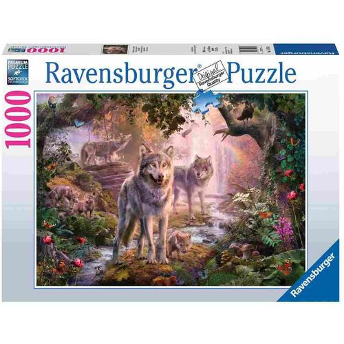 Ravensburger Puzzle vučja obitelj 1000kom slika 1